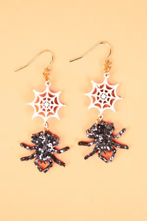 Caught Up In The Wab Glitter Earrings