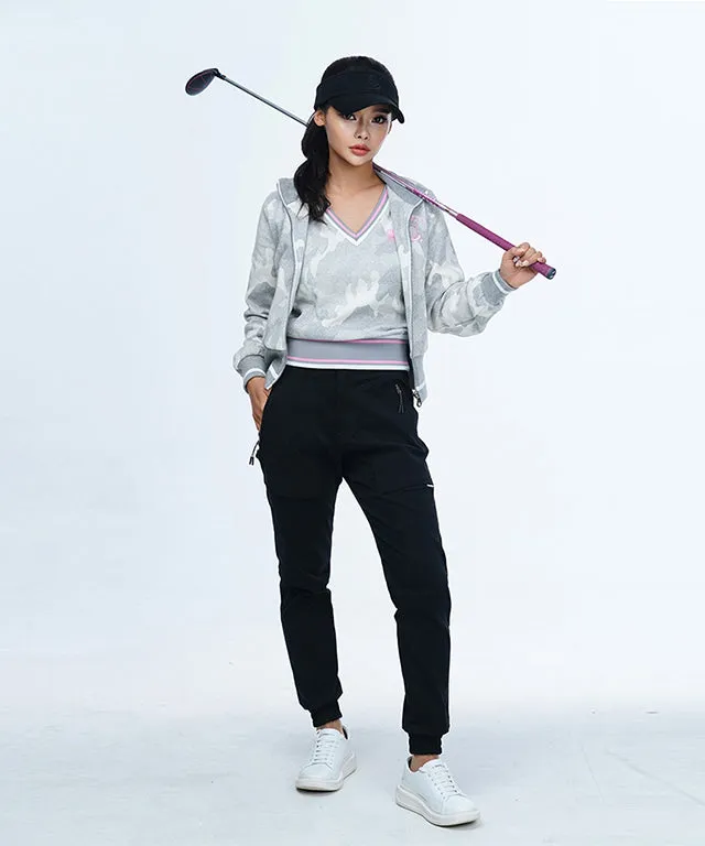 CHUCUCHU Corduroy Jogger Pants - Black