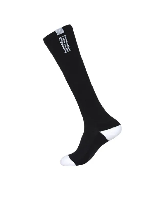 CHUCUCHU Lettering Knee Socks