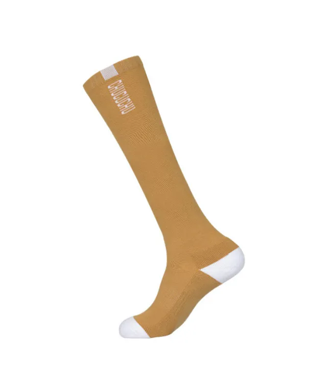 CHUCUCHU Lettering Knee Socks