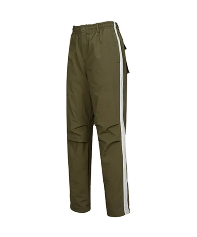 CHUCUCHU Women's Color Point Pants - Khaki
