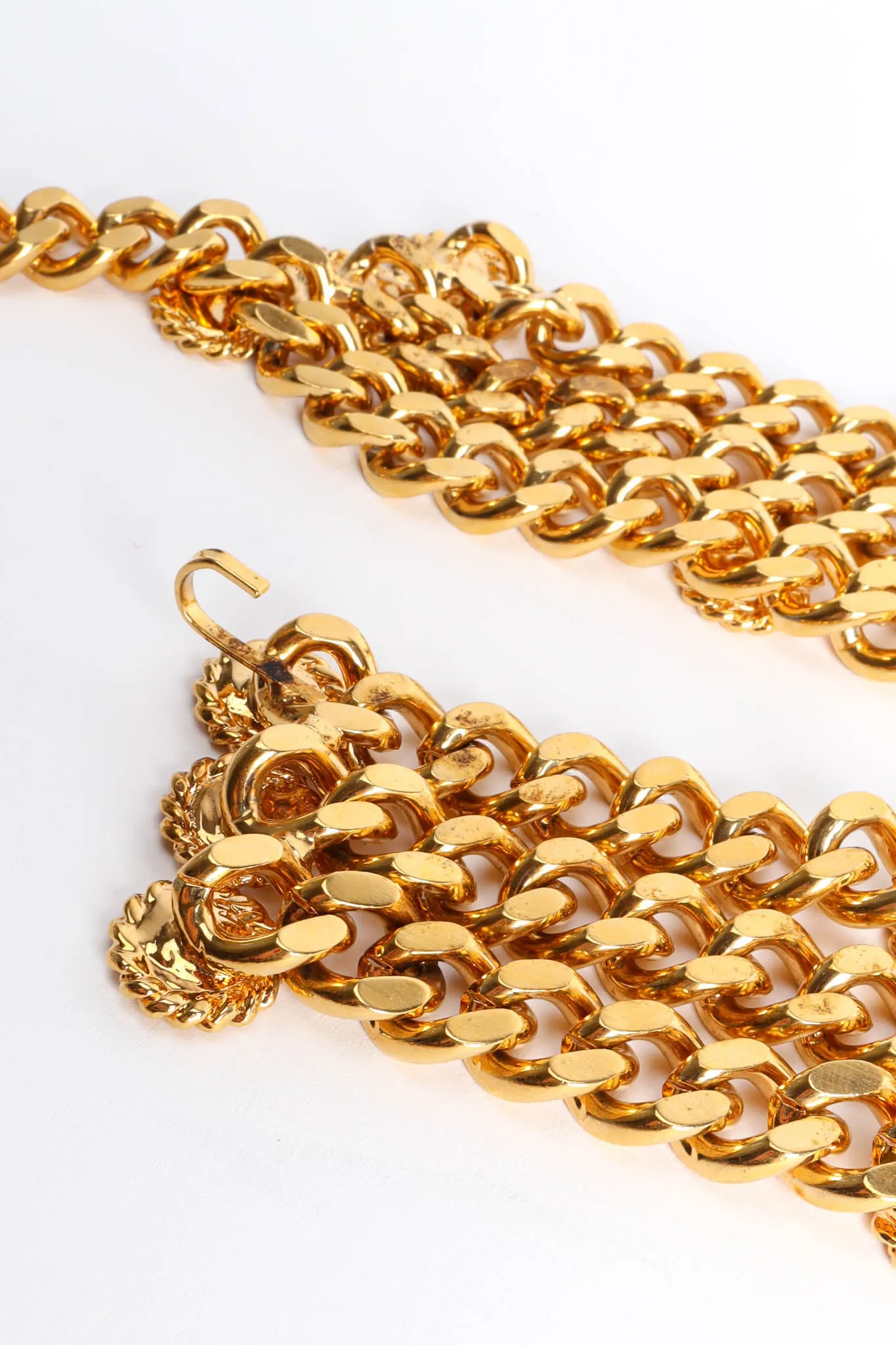 Chunky Triple-Strand Chain Belt IV