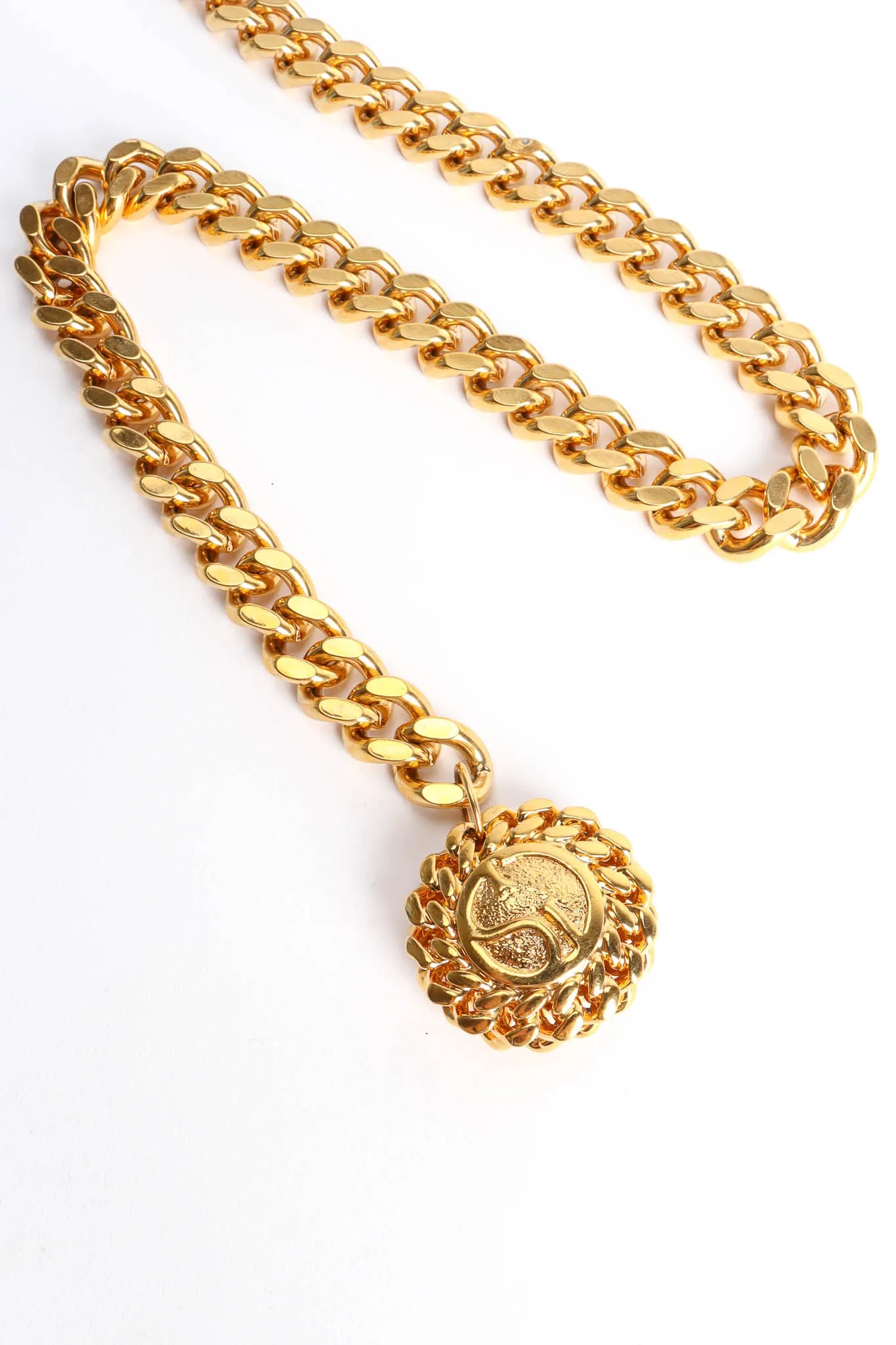 Chunky Triple-Strand Chain Belt IV
