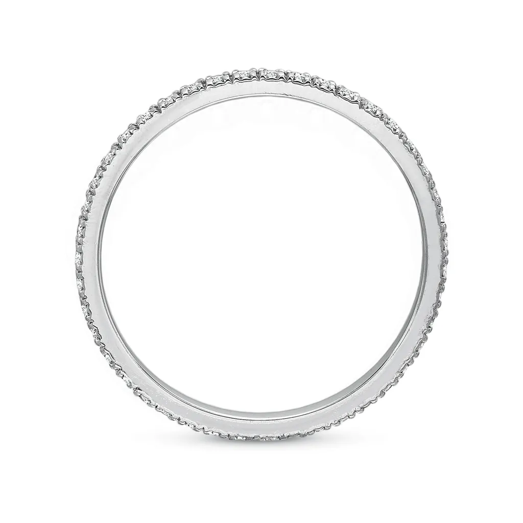 Classic Diamond Eternity Wedding Band- Light