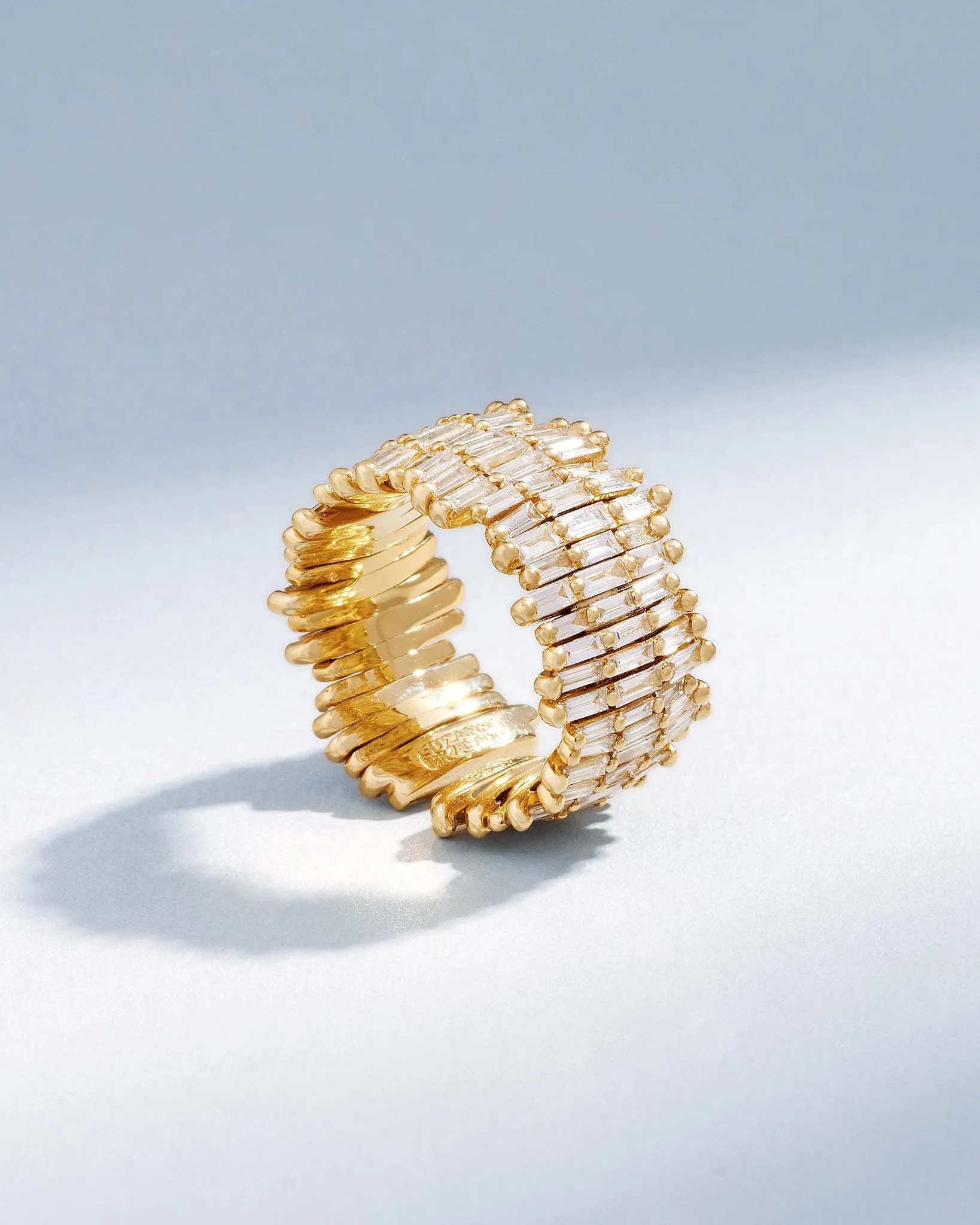Classic Gold Full Baguette Milli Eternity Band