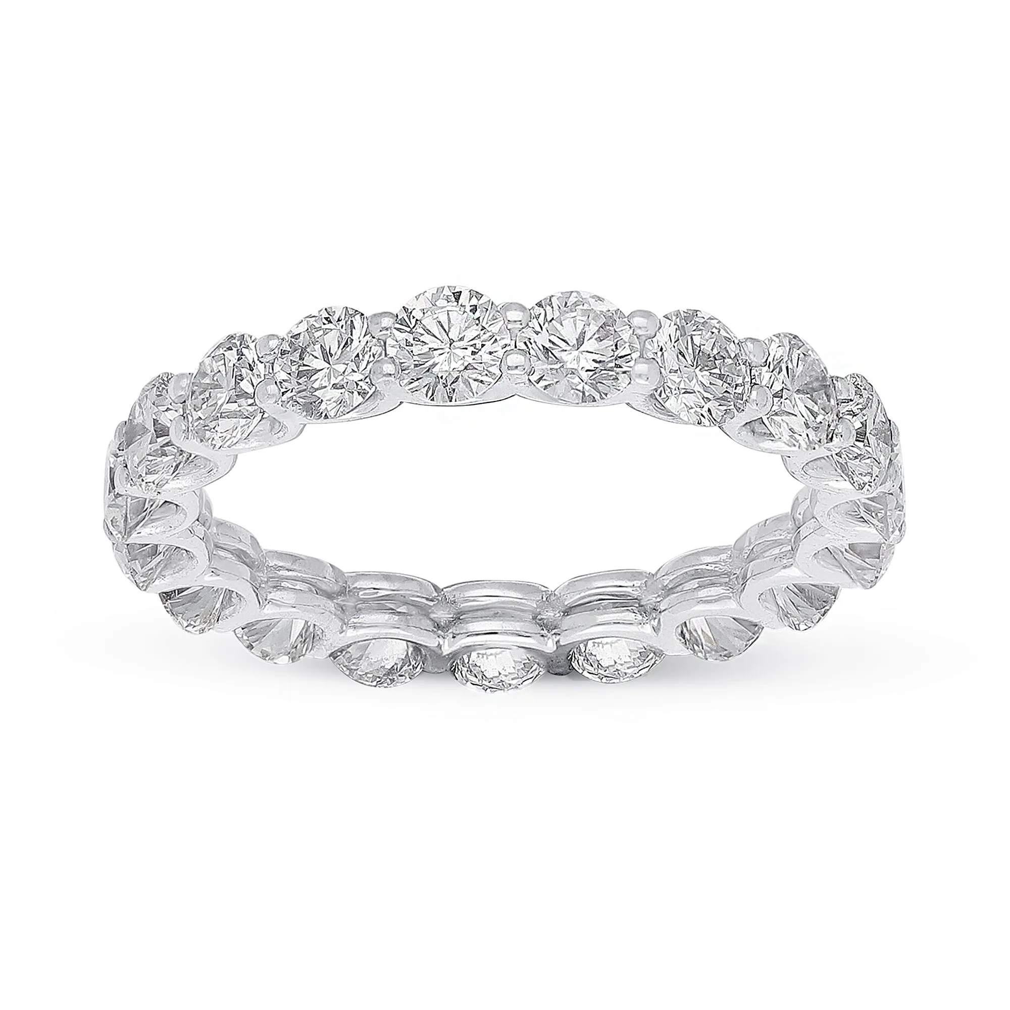 Classic Round Diamond Eternity Band Ring