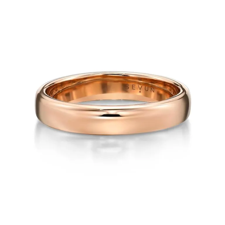 Classic Wedding Band Rose