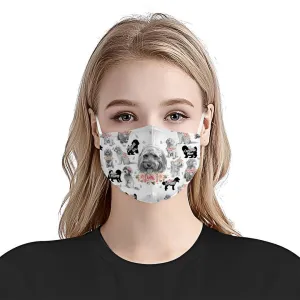 Cockapoo Floral Vintage EZ07 0207 Face Mask