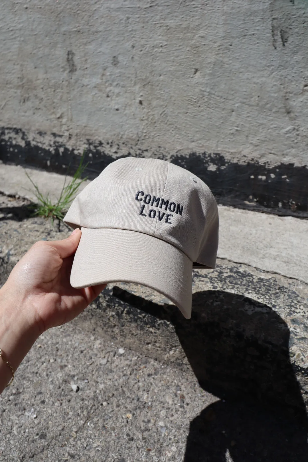 COMMON LOVE Dad Hat (Cream)