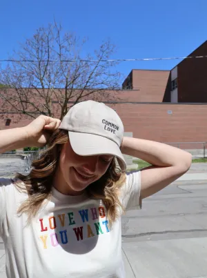 COMMON LOVE Dad Hat (Cream)
