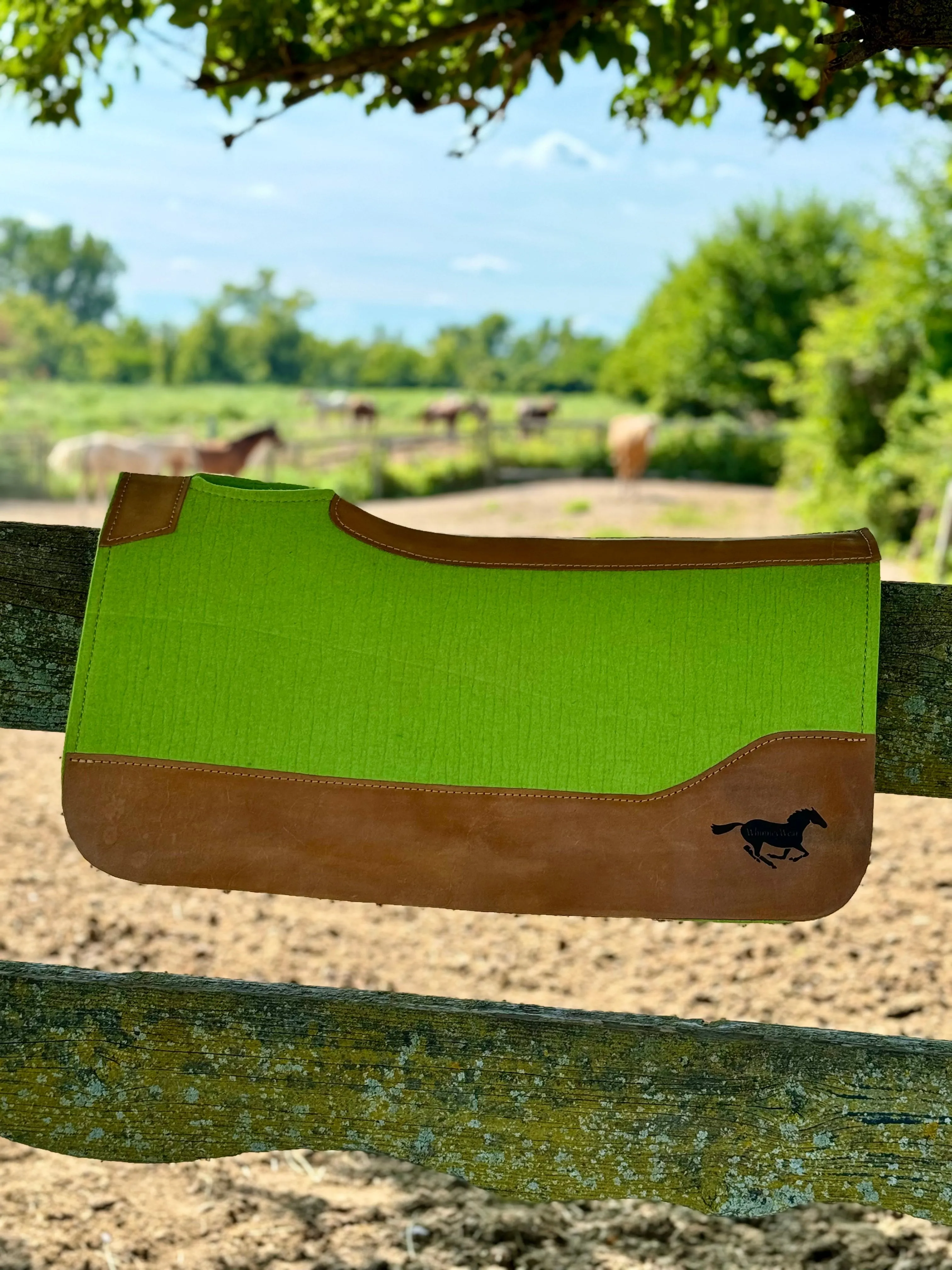 Design your own WhinneyWear WOOL Saddle Pad