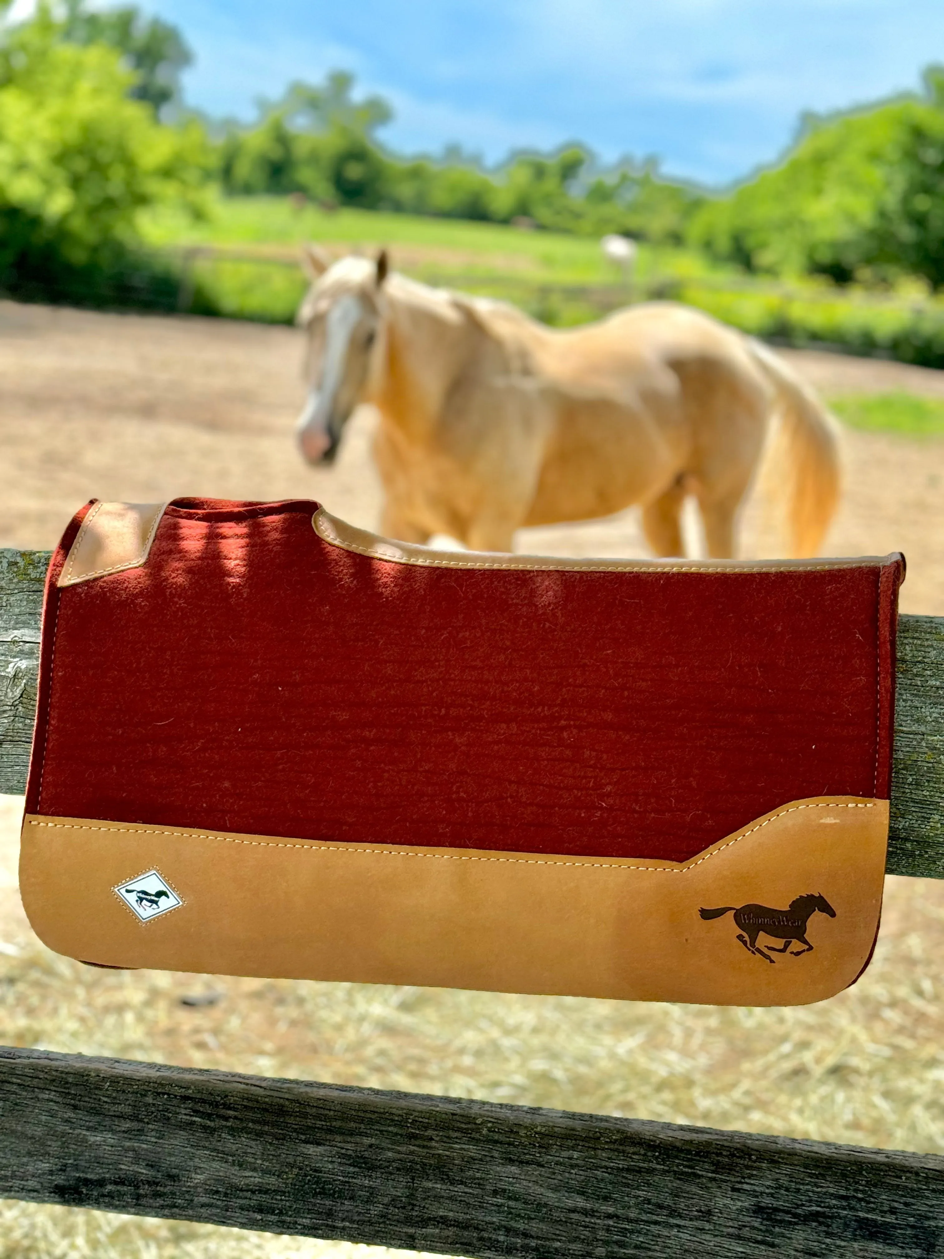 Design your own WhinneyWear WOOL Saddle Pad