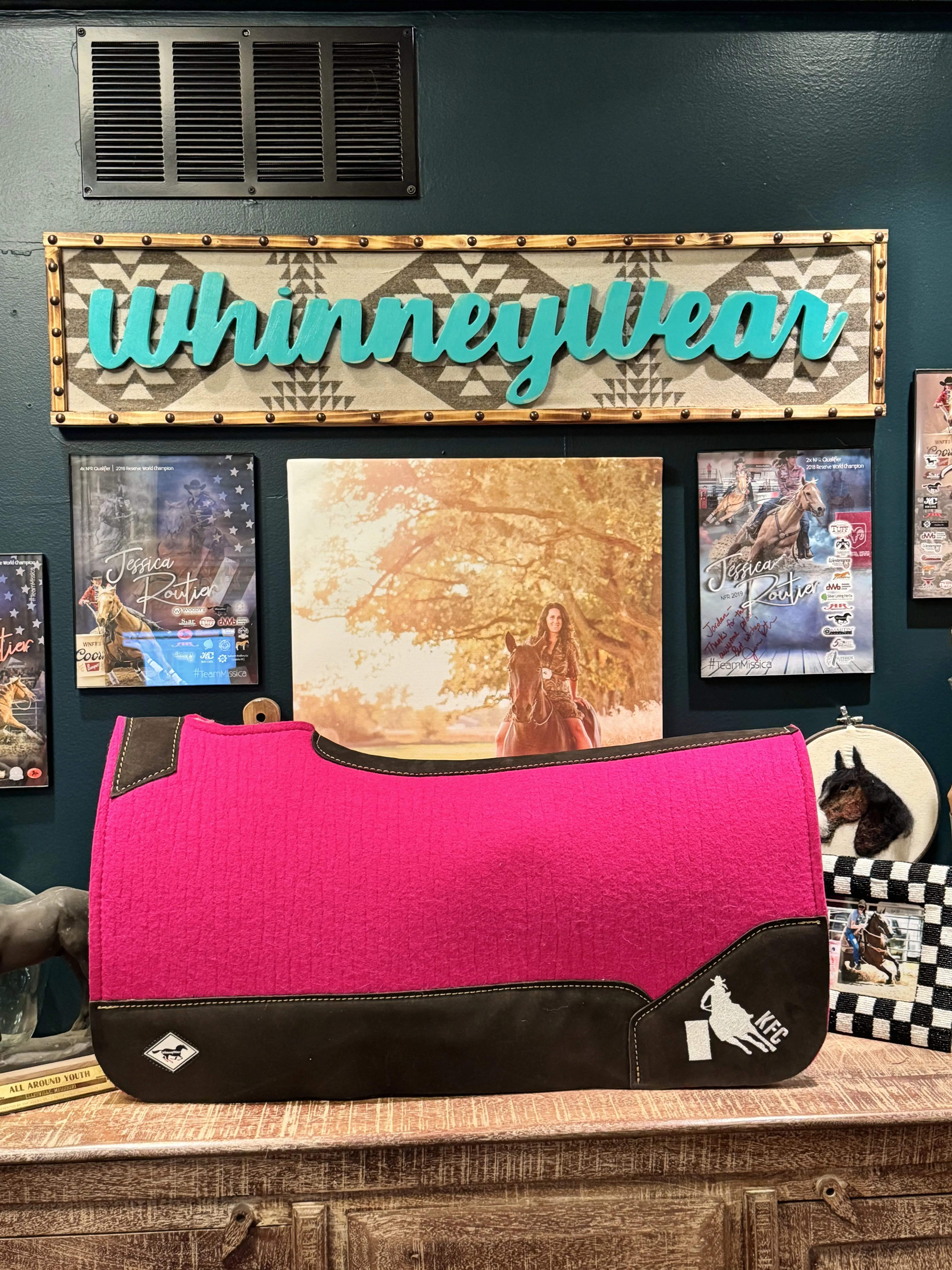 Design your own WhinneyWear WOOL Saddle Pad