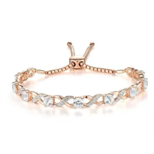 Diamond Adjustable Bolo Bracelet