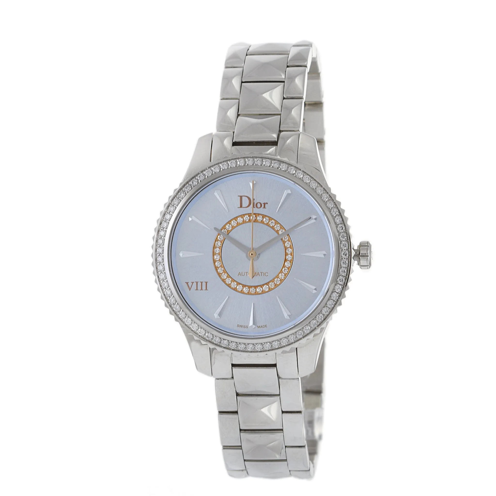 Dior Montaigne CD152510M001 Diamond Dial Watch