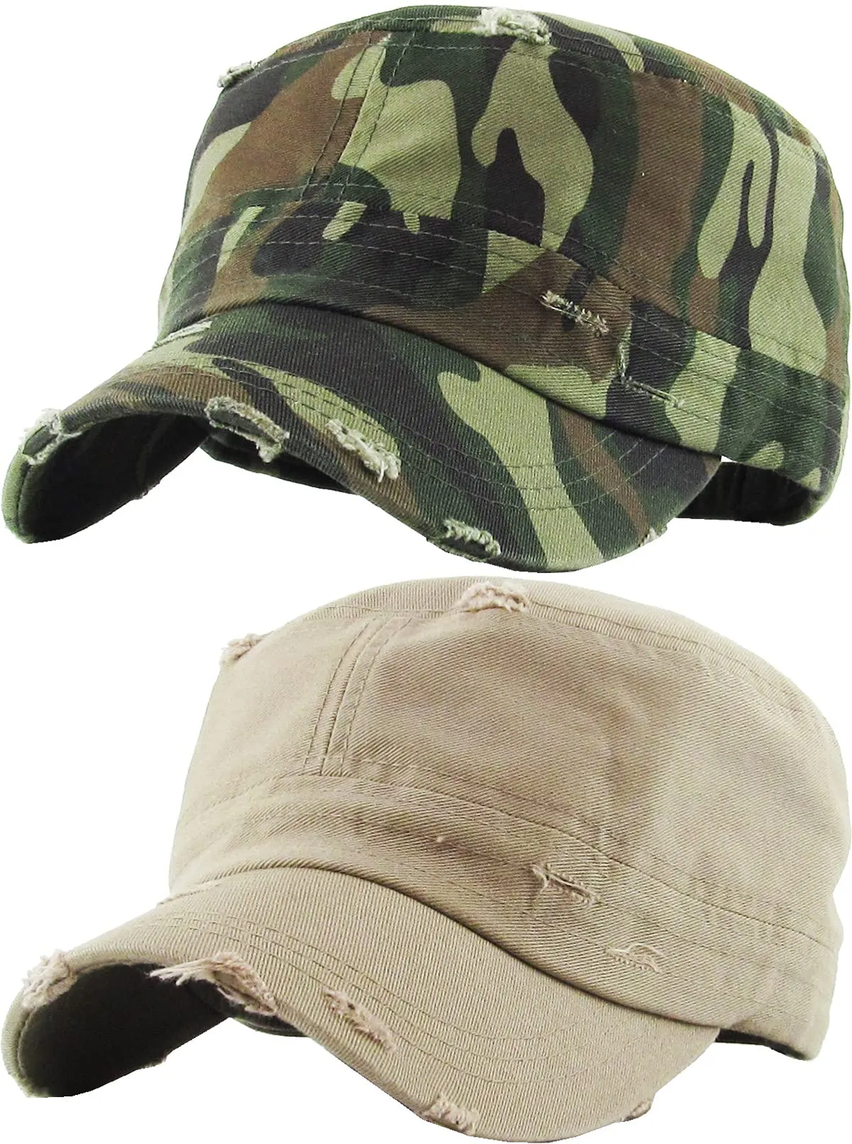Distressed Cadet Hat by Funky Junque