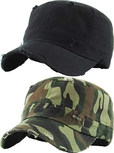 Distressed Cadet Hat by Funky Junque