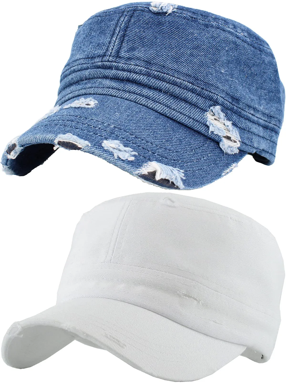 Distressed Cadet Hat by Funky Junque