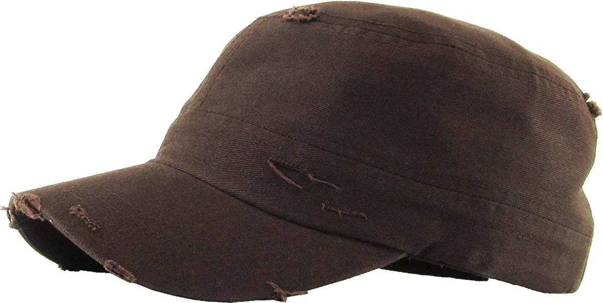 Distressed Cadet Hat by Funky Junque