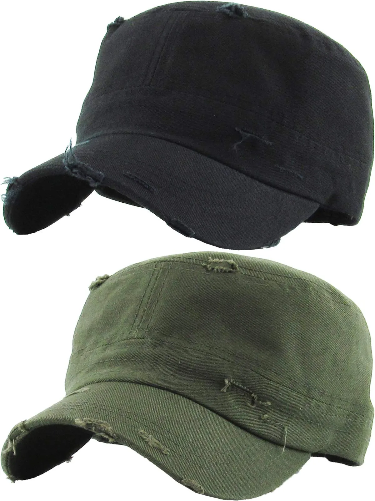 Distressed Cadet Hat by Funky Junque