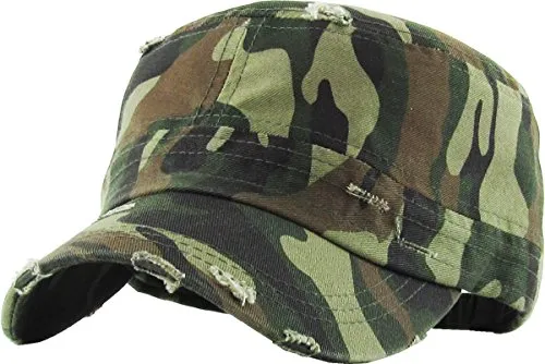 Distressed Cadet Hat by Funky Junque