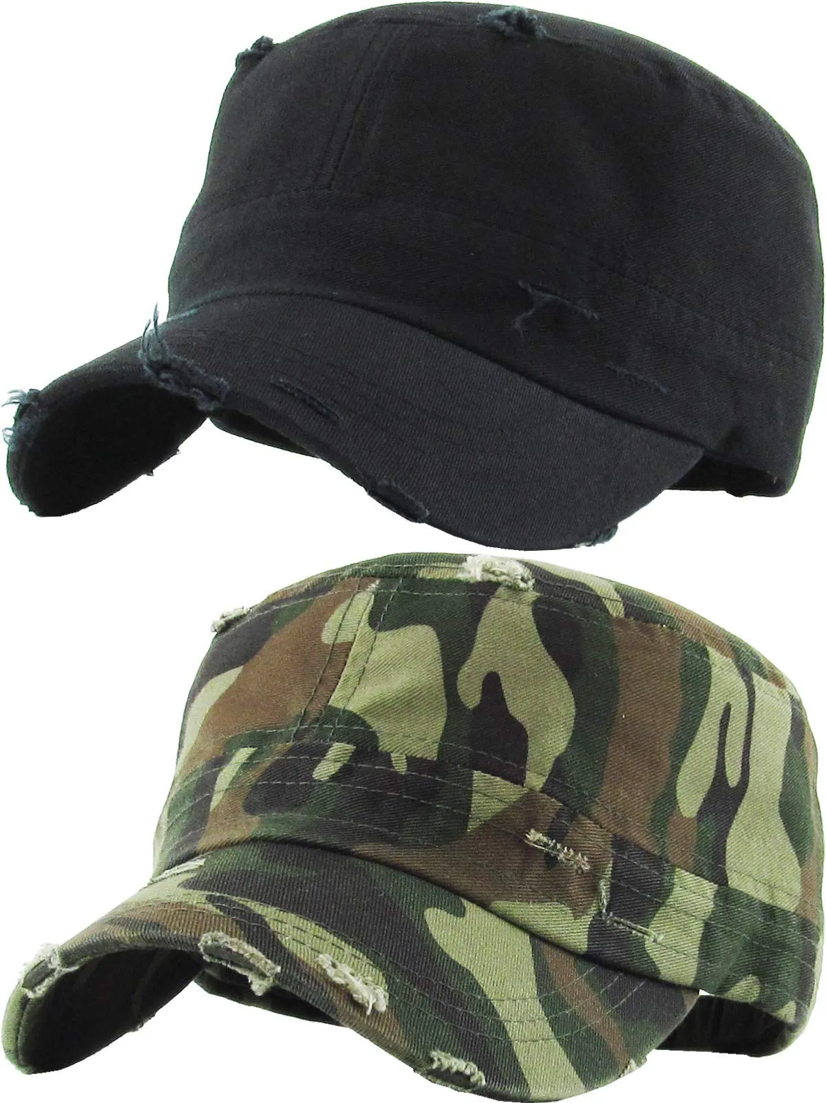 Distressed Cadet Hat by Funky Junque