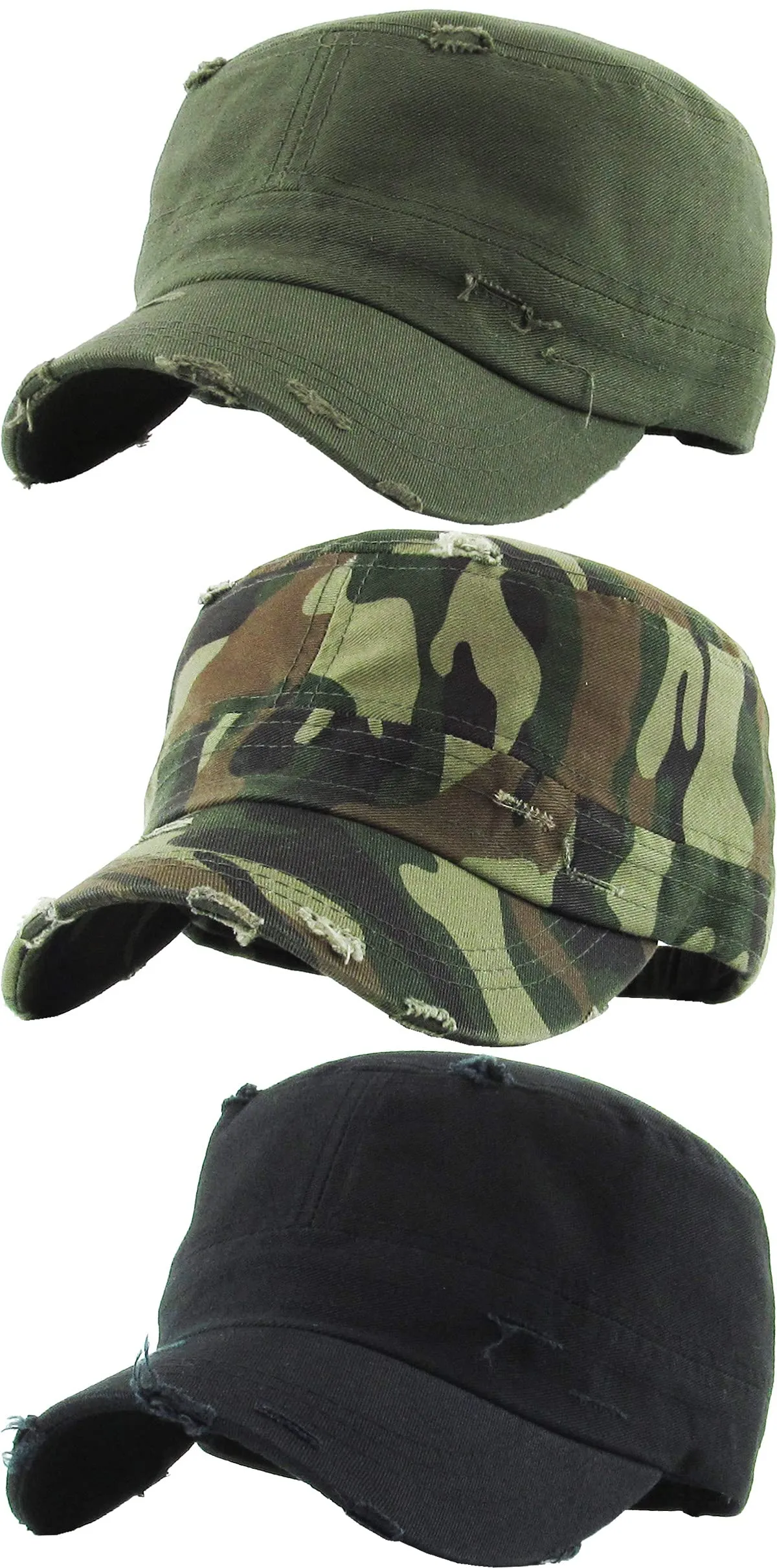 Distressed Cadet Hat by Funky Junque