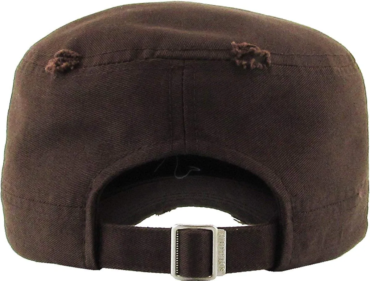 Distressed Cadet Hat by Funky Junque