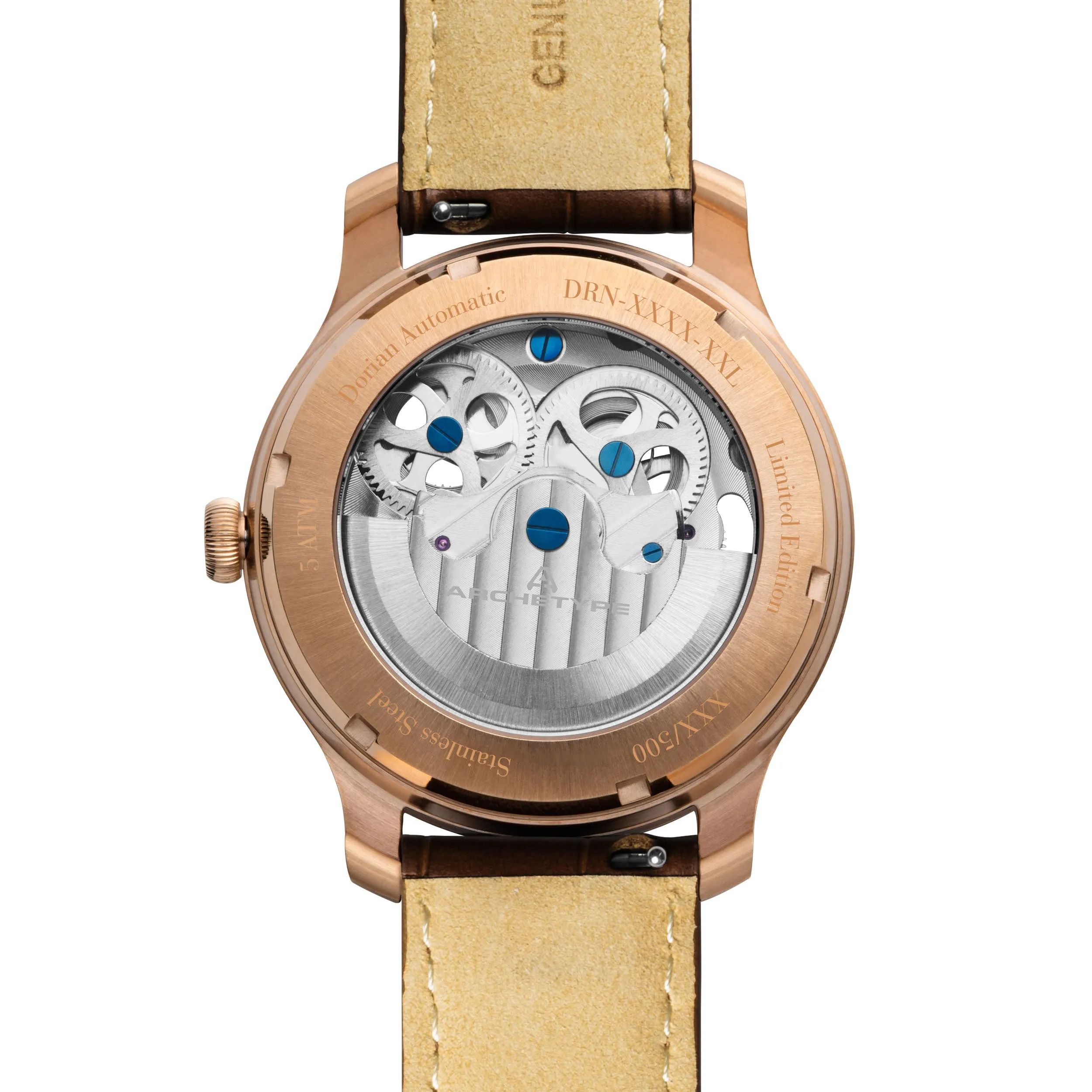 Dorian Automatic Rose Gold White