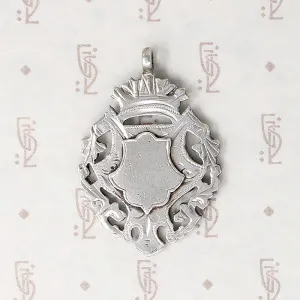 Double Sided Engraved & Cut Out Sterling Fob
