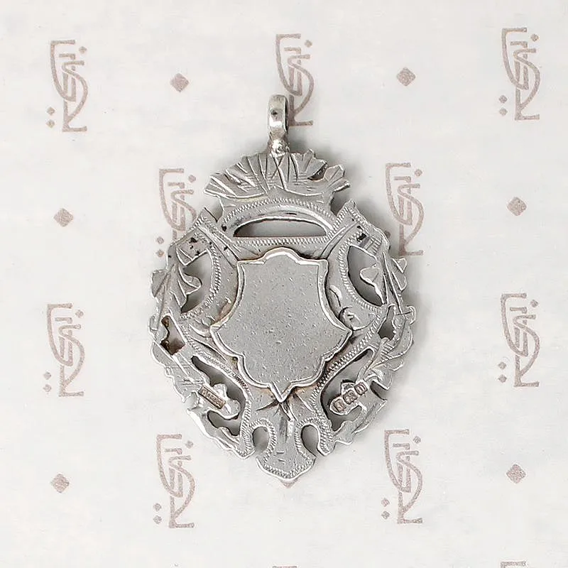 Double Sided Engraved & Cut Out Sterling Fob