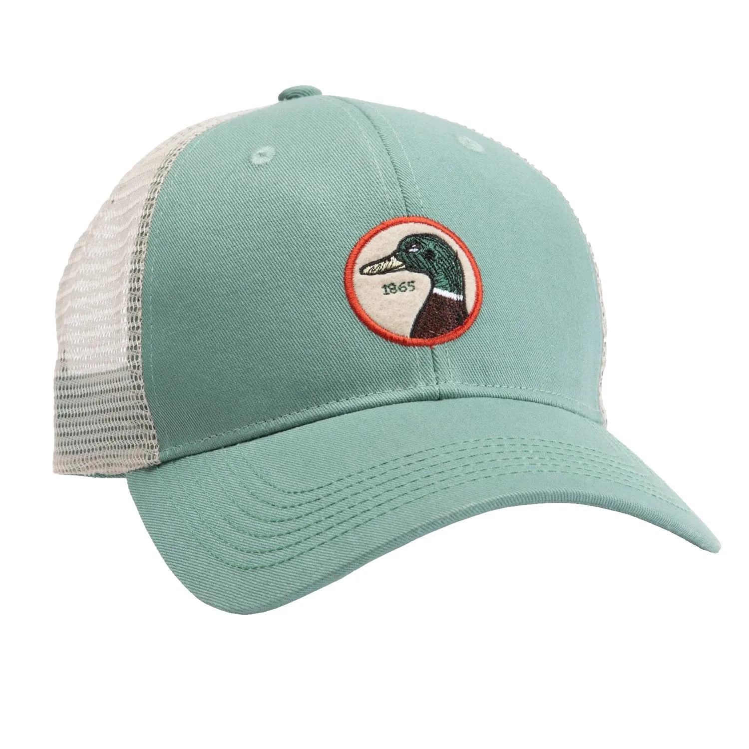 Duck Head Circle Patch Trucker Hat