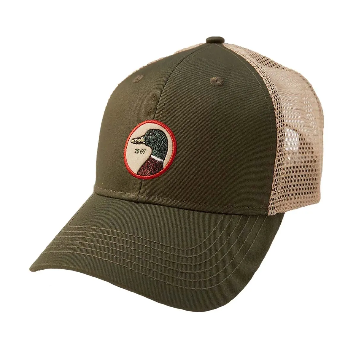 Duck Head Circle Patch Trucker Hat