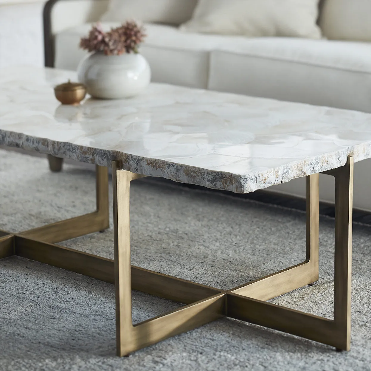 Durham Fossilized Clam Coffee Table