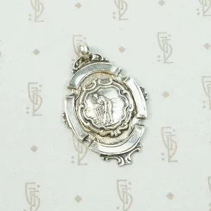 English Sterling Silver Cricket Fob