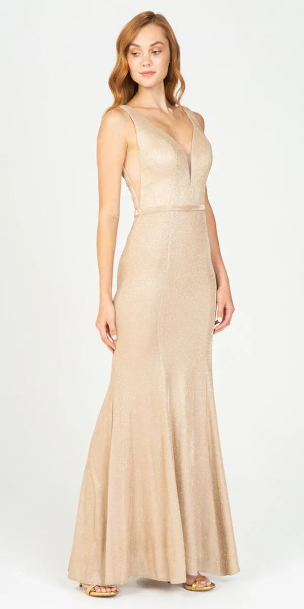 Eureka 8987 Shimmering Glittery Mermaid Long Formal Gown