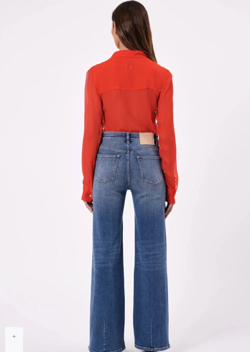 Eva Wide Parisienne Mid Vintage Indigo