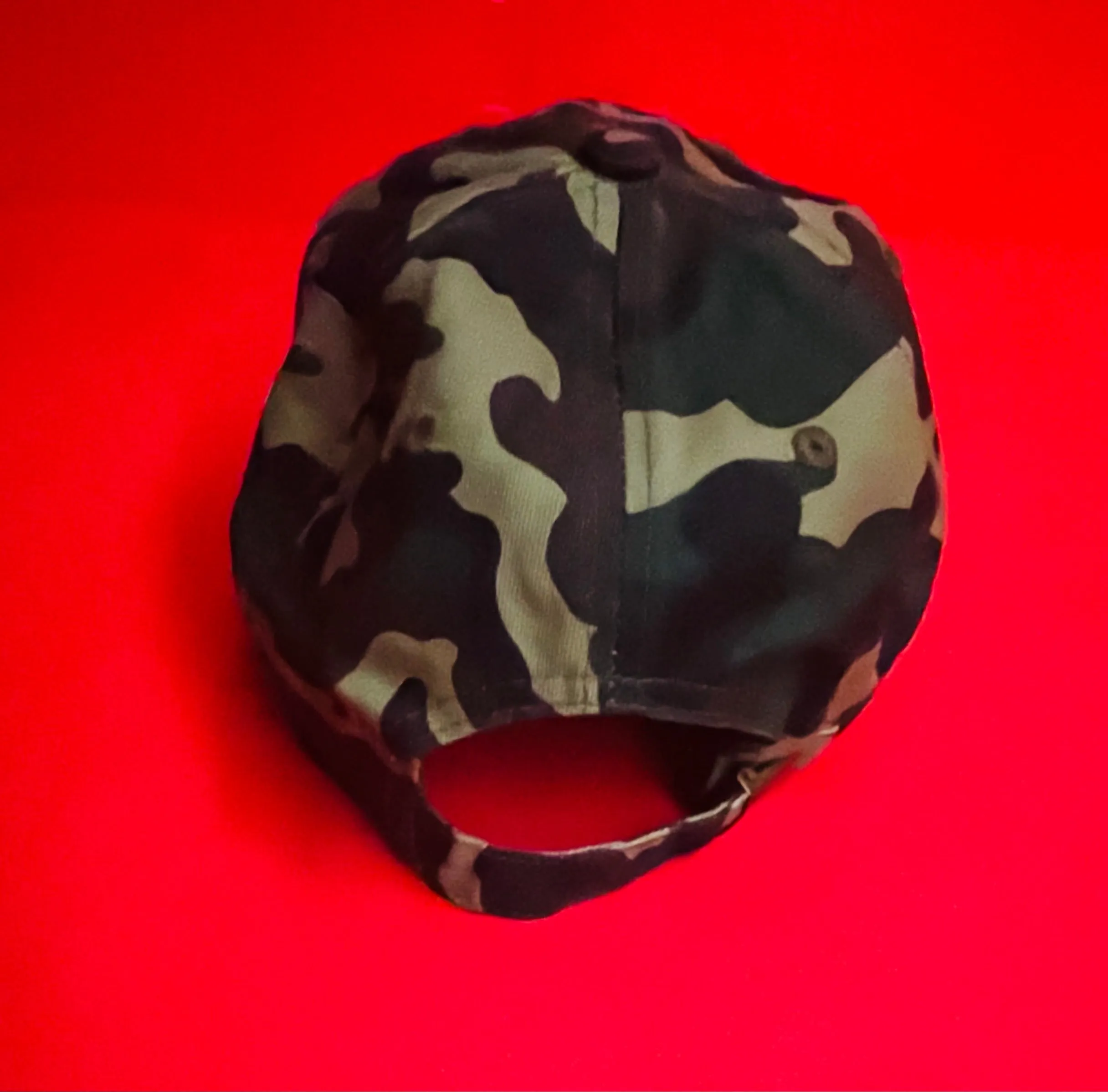 Fallon Aurielle Signature Classic Dad Hat (Camo & Red)