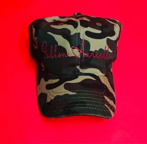 Fallon Aurielle Signature Classic Dad Hat (Camo & Red)