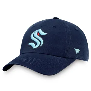 Fanatics Core Unstructured Primary Logo Adjustable Hat - Seattle Kraken