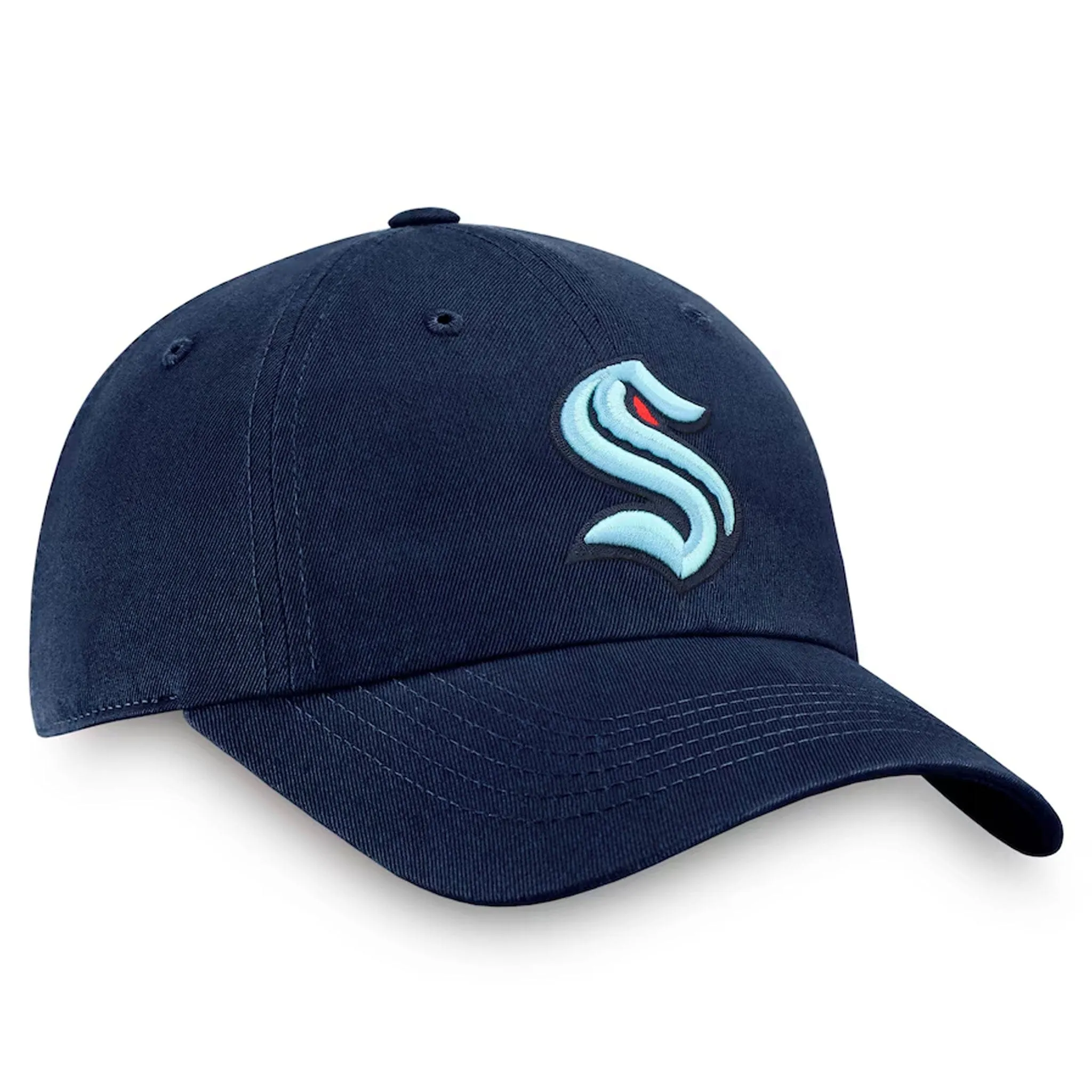 Fanatics Core Unstructured Primary Logo Adjustable Hat - Seattle Kraken