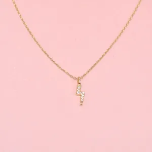 Flash Pave Pendant Necklace