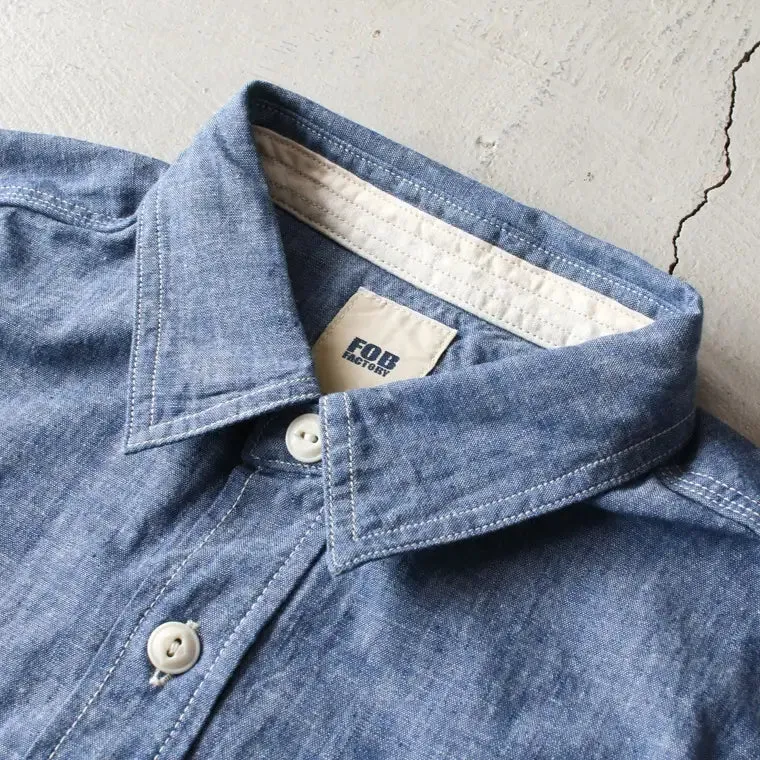 FOB Factory F3494 Chambray Work Shirt