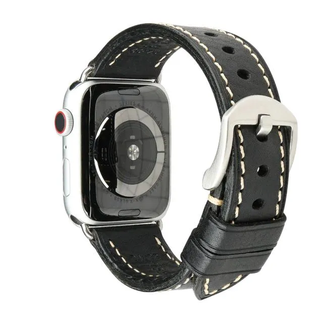 Furper APL4066 Premium Genuine Leather Apple Watch Straps Replacement For 44MM 40MM 42MM 38MM All Series