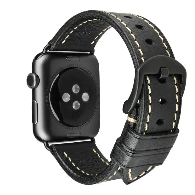 Furper APL4066 Premium Genuine Leather Apple Watch Straps Replacement For 44MM 40MM 42MM 38MM All Series