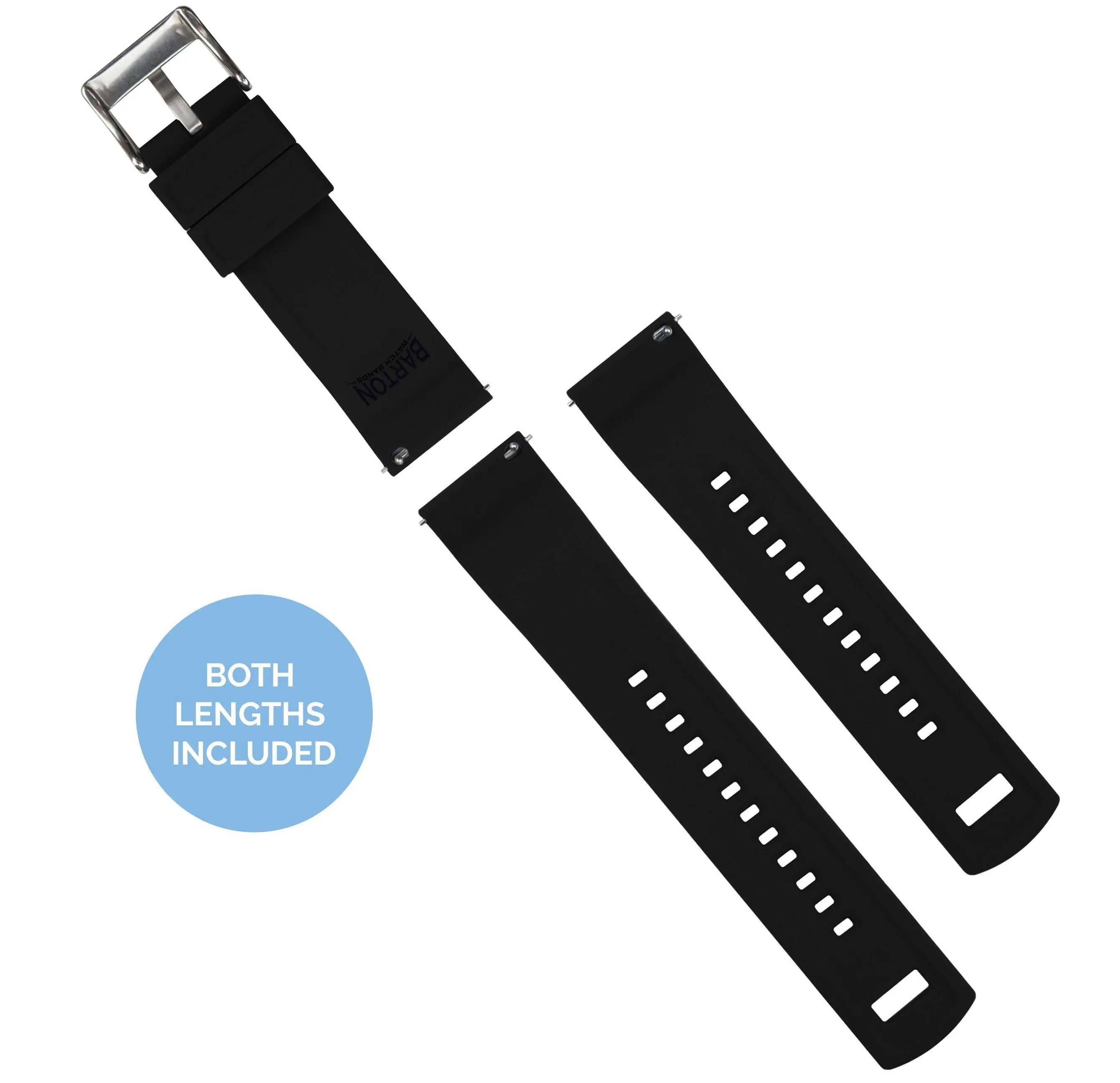 Gear S2 Classic Elite Silicone Black Watch Band