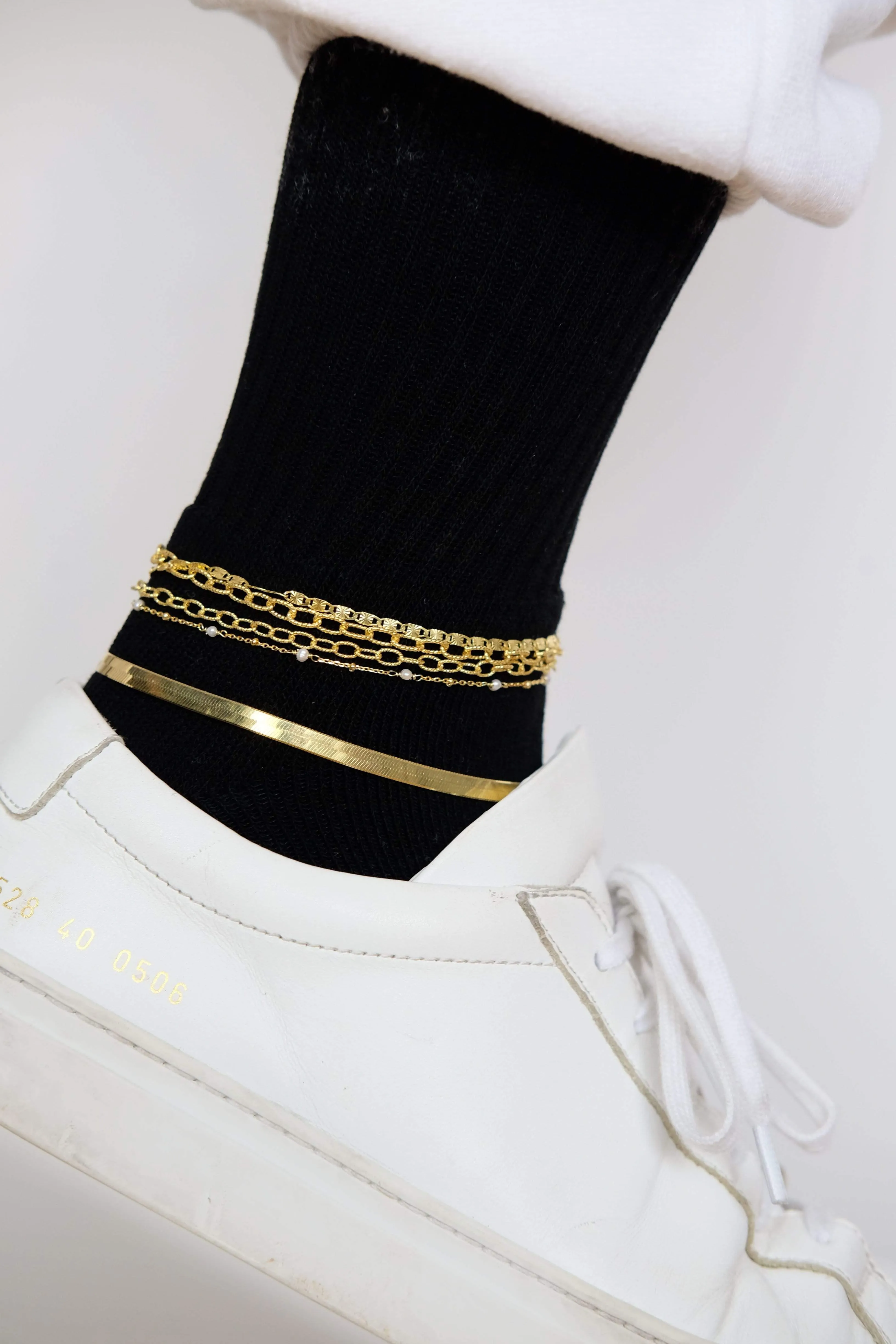 Glittery Chain Anklet