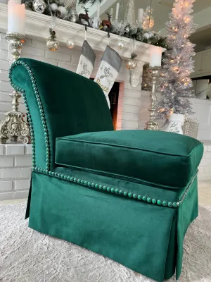 Green with Envy – A Velvet and Malachite Throne
