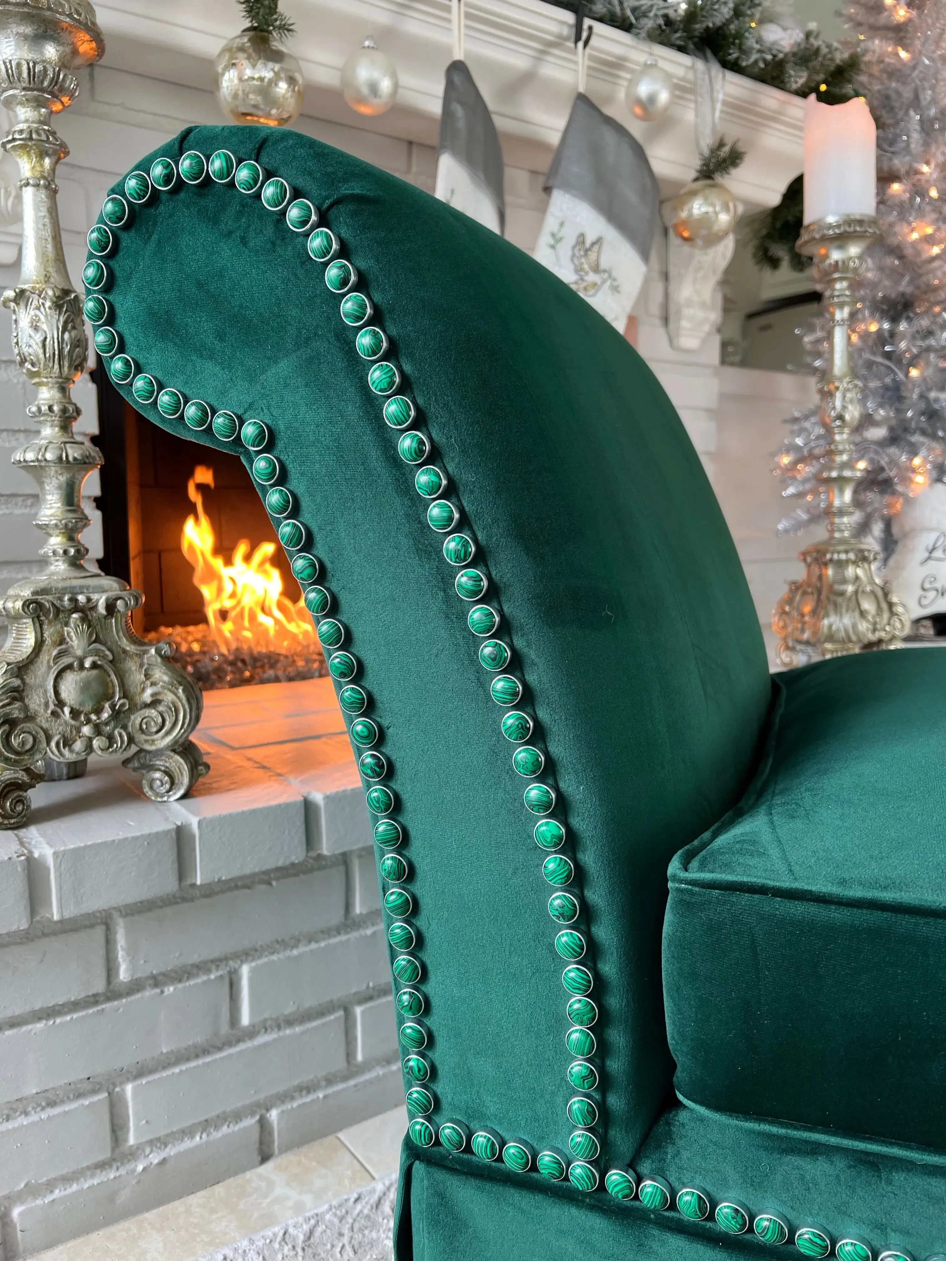 Green with Envy – A Velvet and Malachite Throne