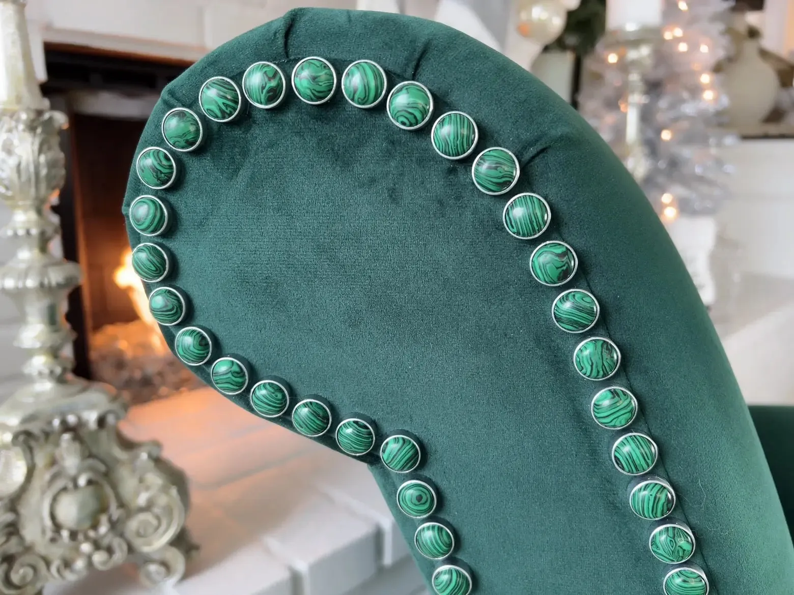 Green with Envy – A Velvet and Malachite Throne